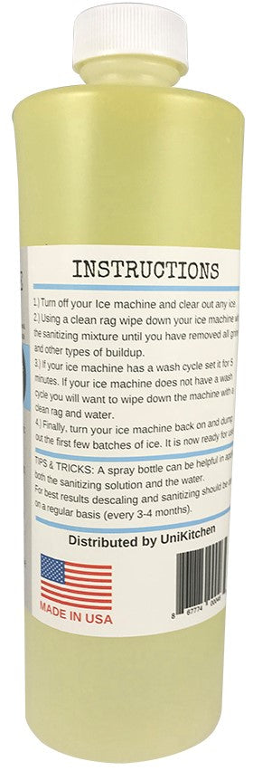 Noble Products Arctic Ice Machine Cleaner - Nickel Safe - 1 Pint / 16 oz.